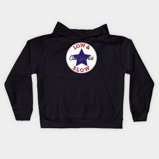 Low and Slow lowrider design Kids Hoodie